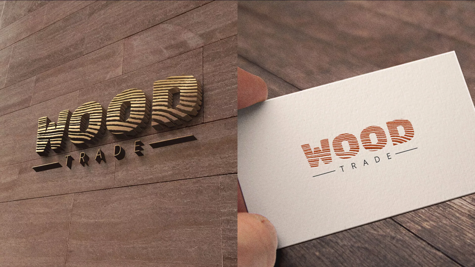 Разработка логотипа для компании «Wood Trade» в Чулыме