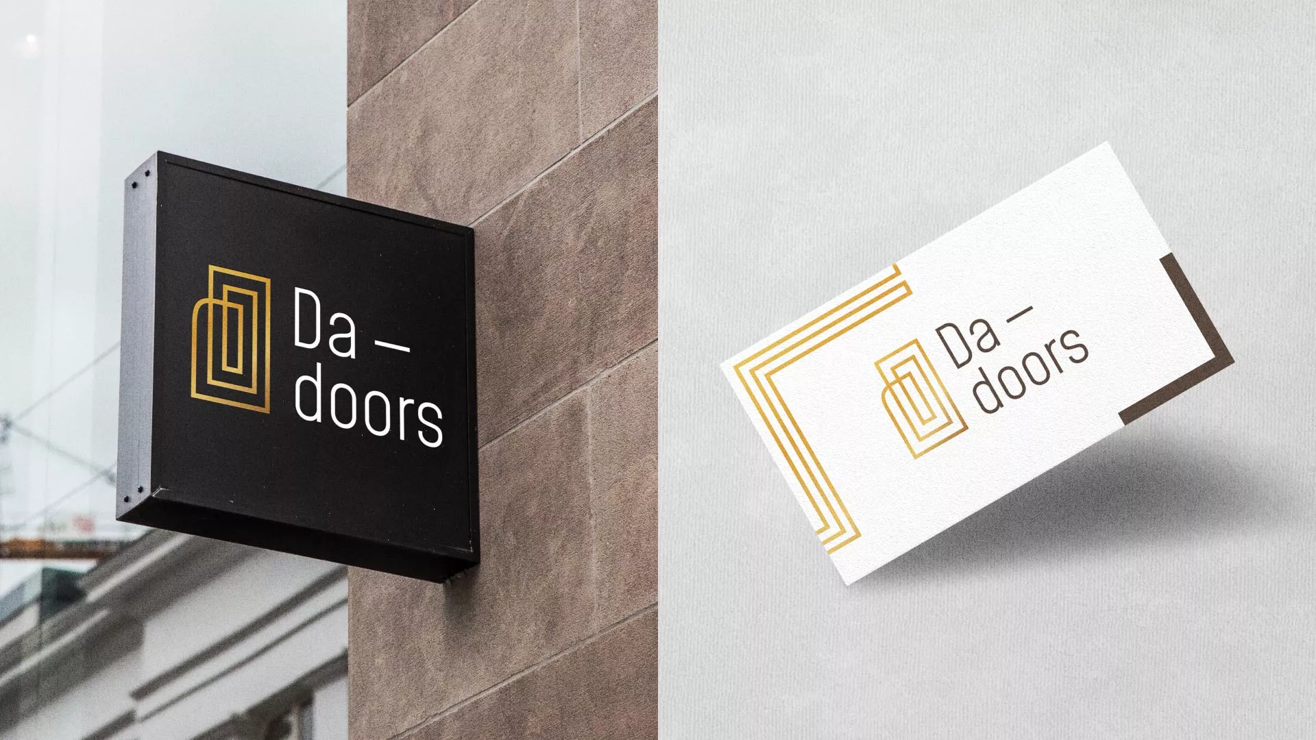 Разработка логотипа для компании «DA-DOORS» в Чулыме